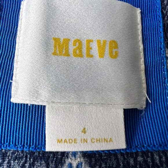 *PRICE IS FIRM* Maeve Eclipsed faux wrap dress in a paisley prints - Picture 9 of 12